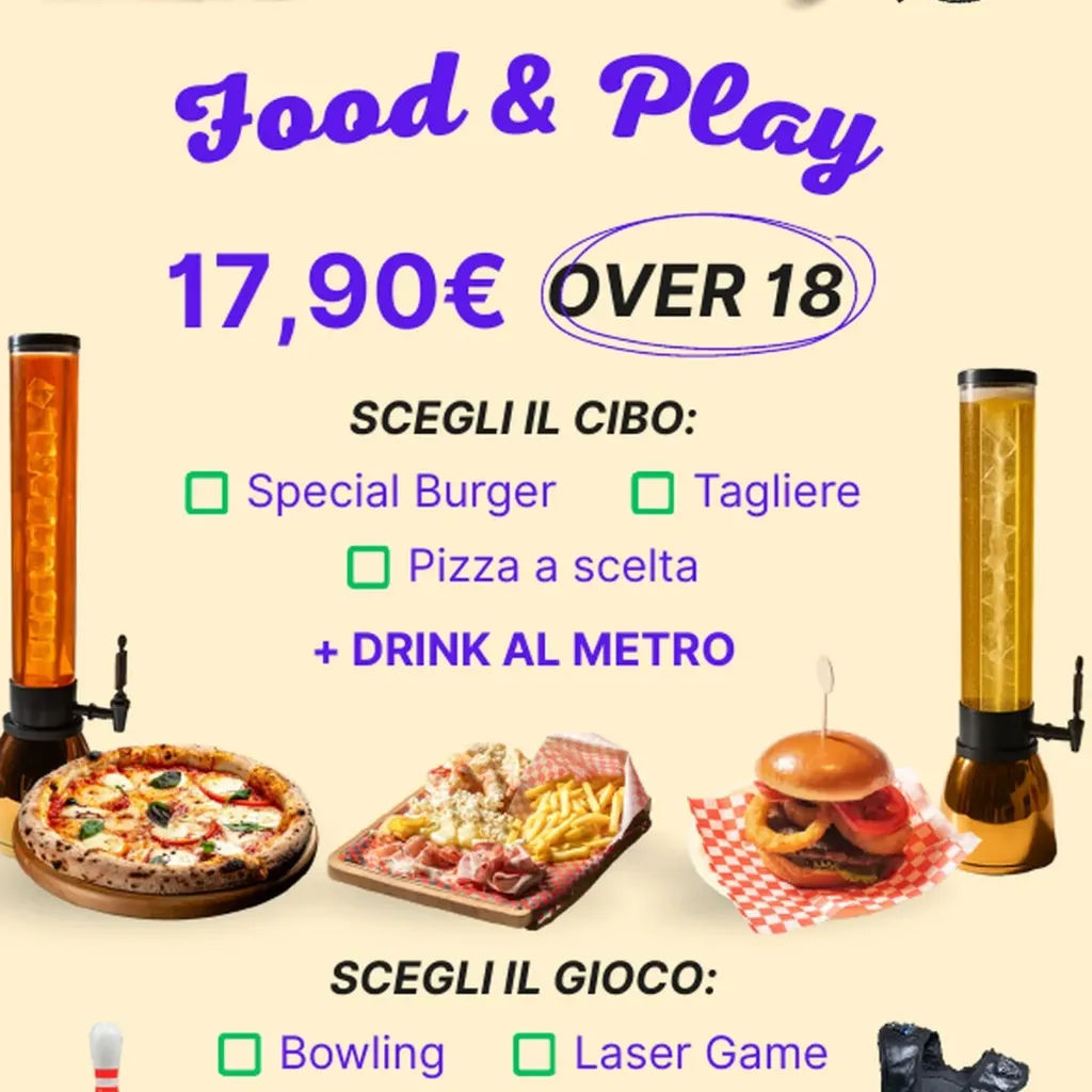 PARTY FOOD&PLAY (NESSUN SECONDO GIOCO)